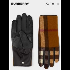 Burberry men’s Cashmere-lined Gloves
